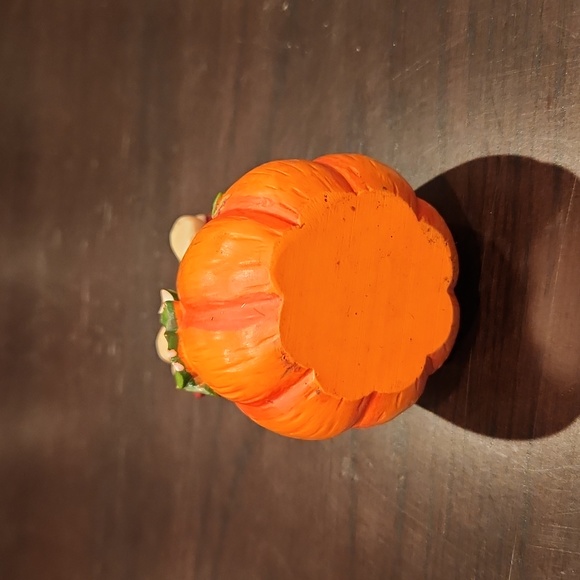 Vintage KIRK Thanksgiving Harvest Cheeks Angel Pilgrim figurine, Cornucopia - Picture 5 of 15